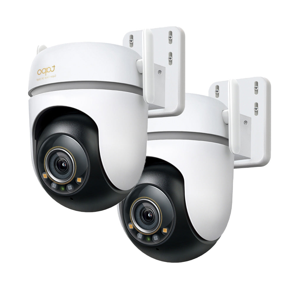 Outdoor Pan/Tilt Security Wi-Fi Camera, TC43(2-pack)