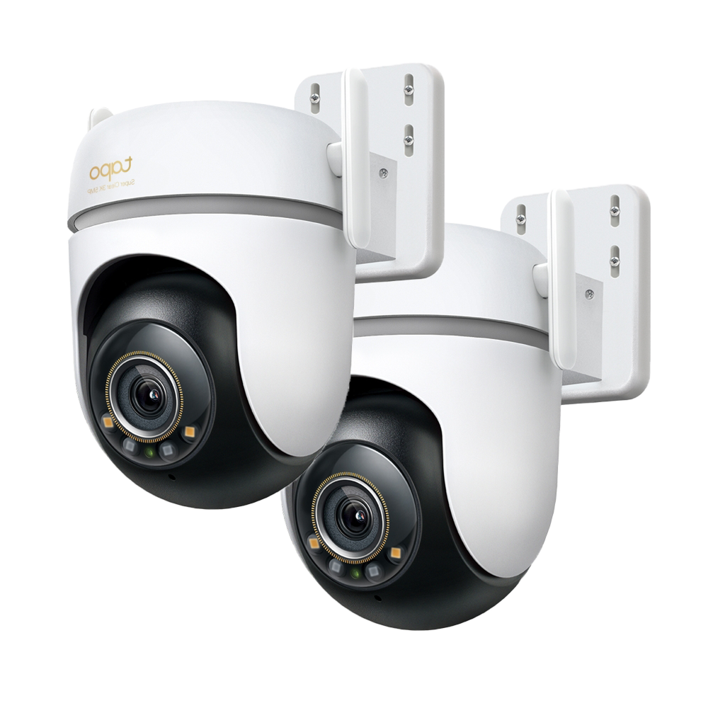 Outdoor Pan/Tilt Security Wi-Fi Camera, TC43(2-pack)