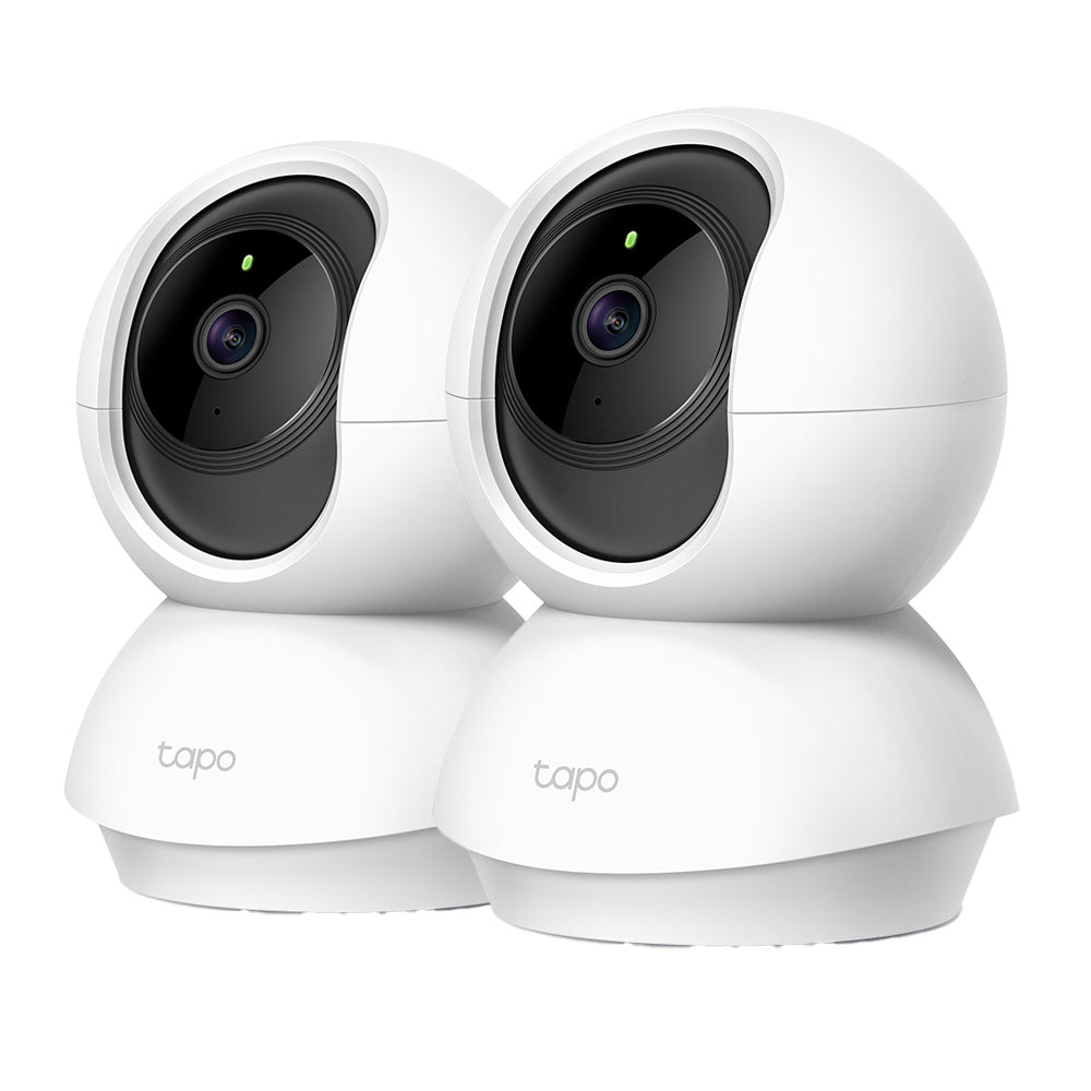 Pan Tilt Indoor Wi-Fi Camera, 1080P, Advanced Night Vision, Tapo TC70(2-pack)