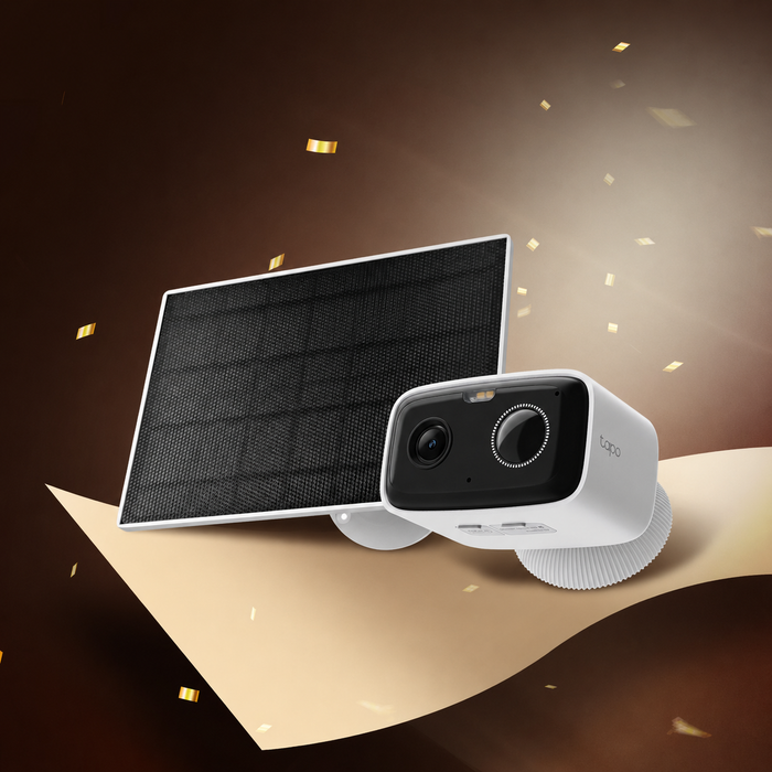 TC80 Series | Solar/Battery Camera, 1080P 2MP, Free AI Detection, Colour Night Vision