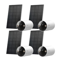 Tapo TC82 solar security camera with 2K resolution and IP65 rating.