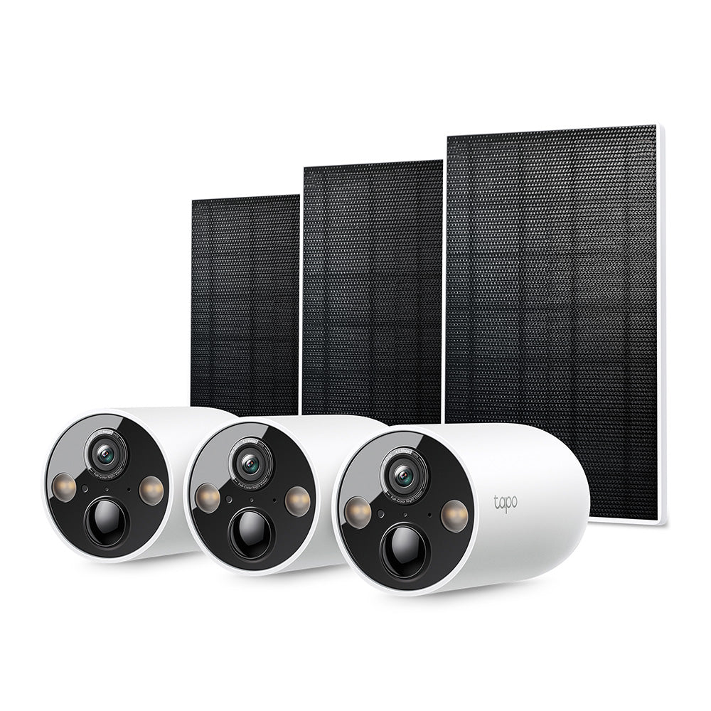 Tapo C425 KIT | Solar-Powered Security Camera Kit, 2K QHD, Colour Night Vision, Free AI Detection