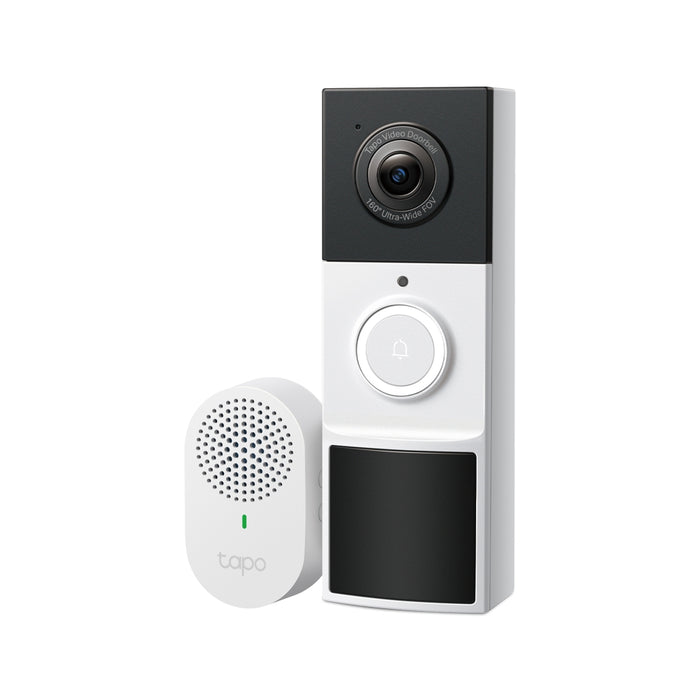 TD21 | Tapo Video Doorbell Camera, 2K Clarity, Full Colour Night Vision