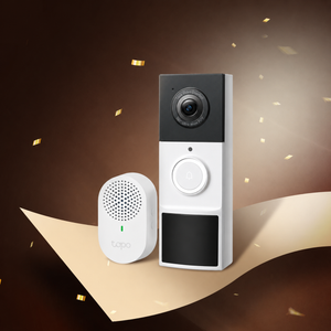 TD21 | Tapo Video Doorbell Camera, 2K Clarity, Full Colour Night Vision