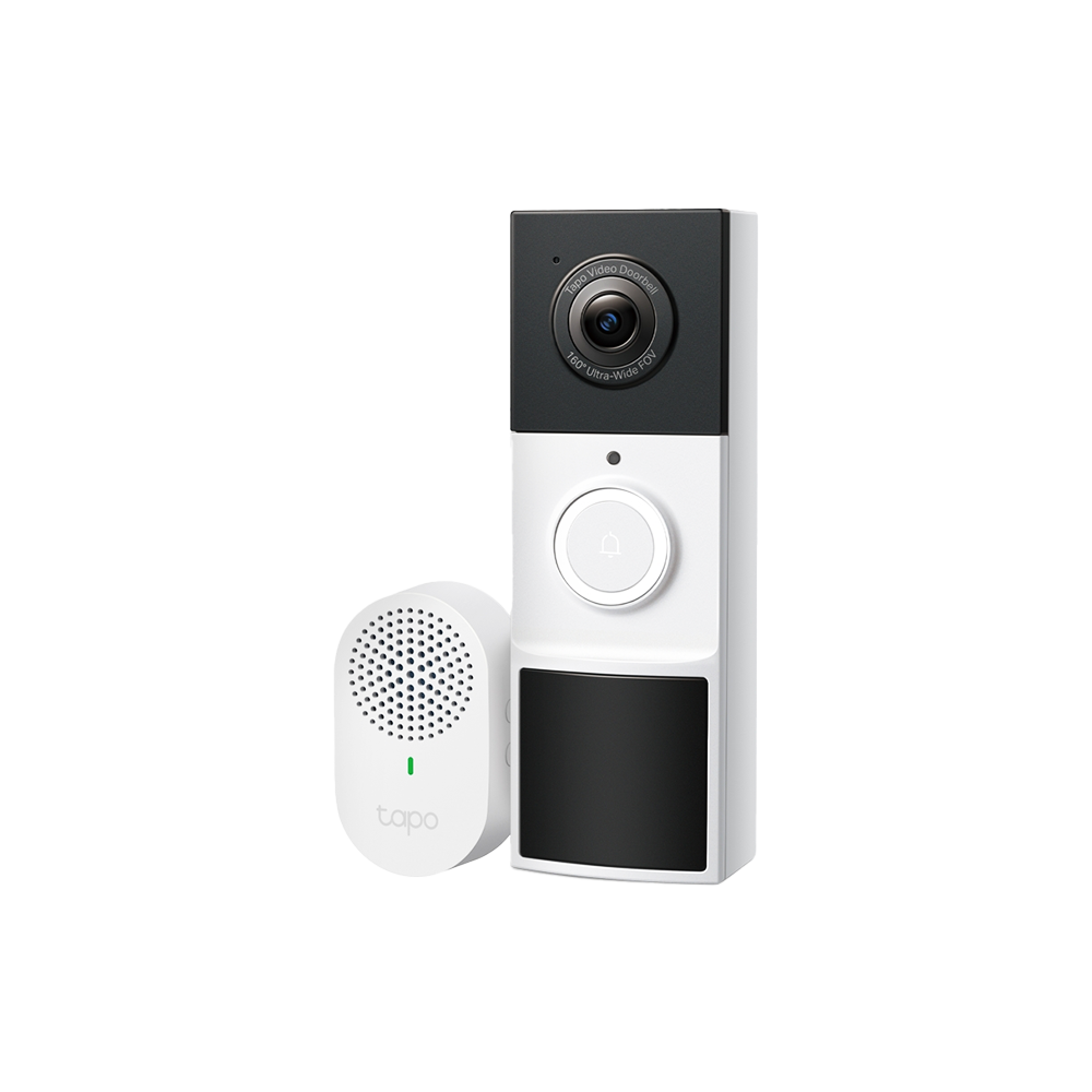 Battery Video Doorbell, Chime Included, Subscription-free, Tapo TD21