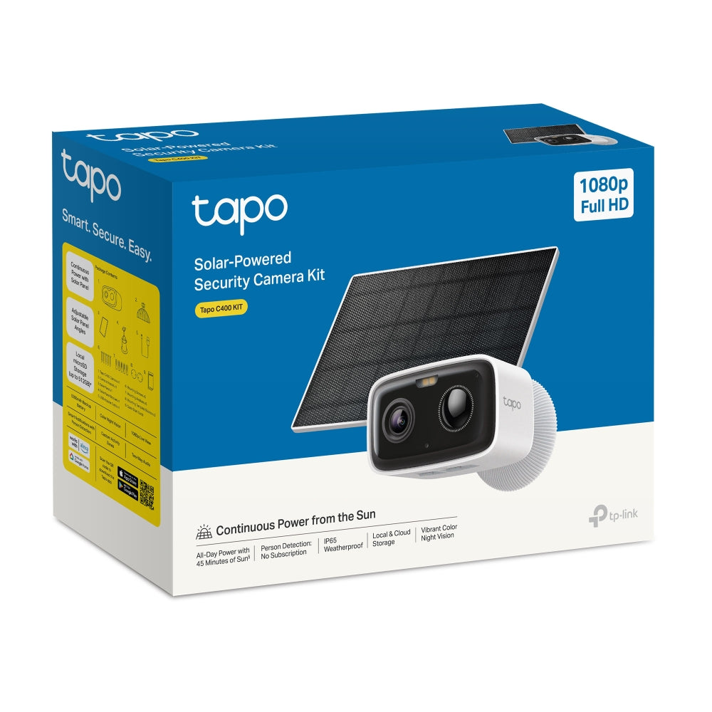 Tapo C400 KIT | Tapo Solar-Powered Security Camera Kit