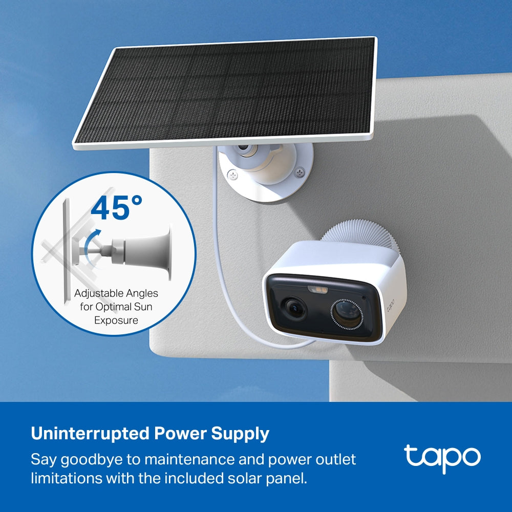 Tapo C400 KIT | Tapo Solar-Powered Security Camera Kit