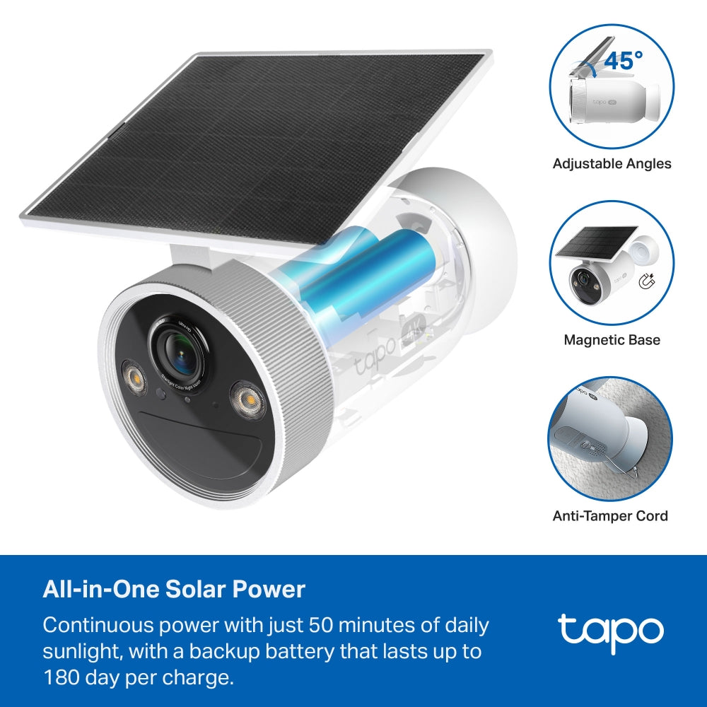 Tapo C465 | Tapo Enhanced AI Solar Security Camera Ultra