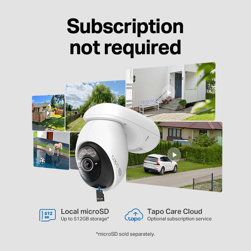Tapo C660 KIT | Solar Pan/Tilt Security Camera Kit, 4K 8MP, AI Tracking