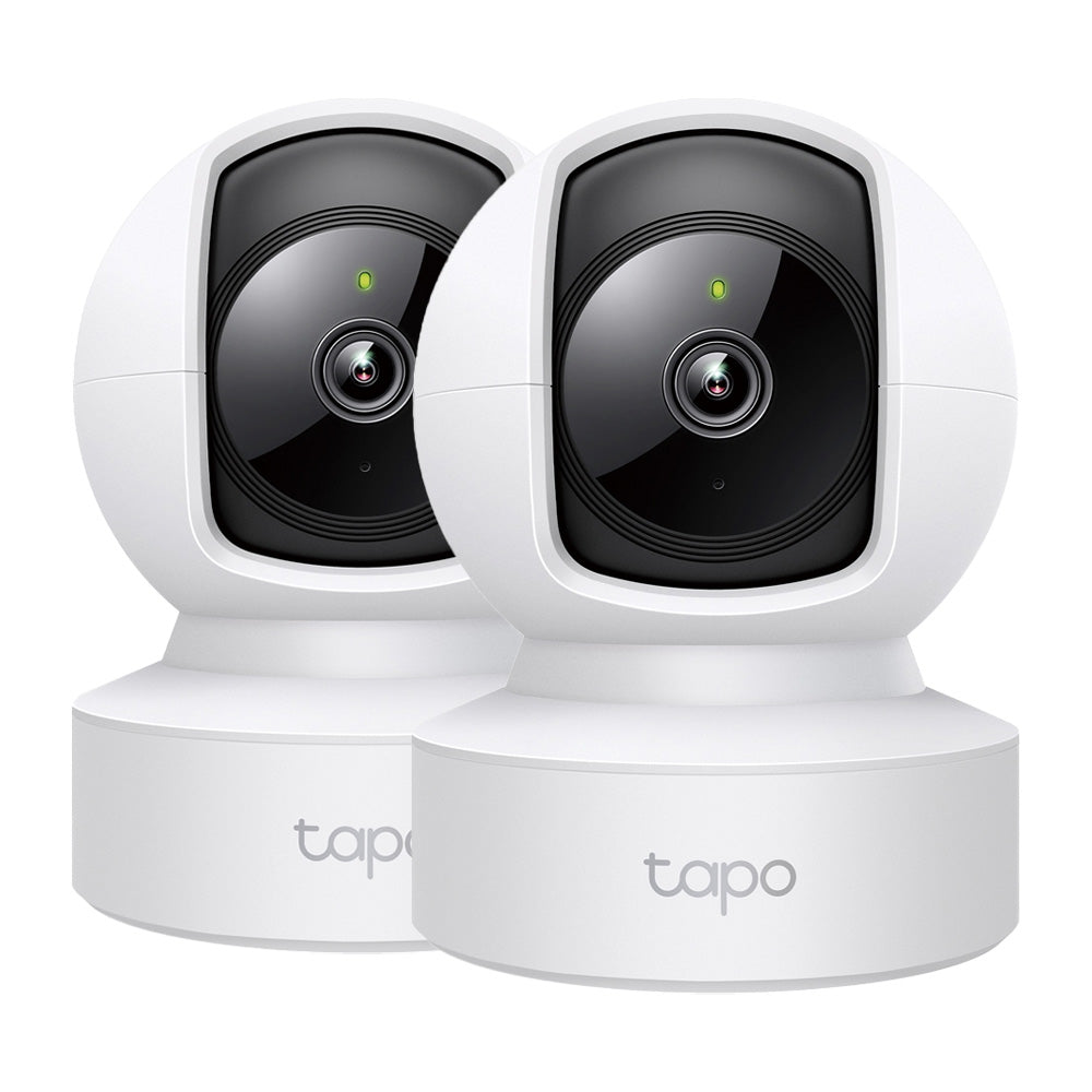 Pan/Tilt Home Security Camera, Tapo C202(2-pack)