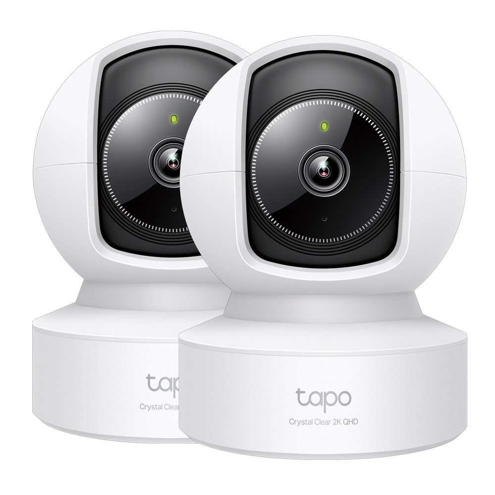 Pan/Tilt AI Home Security Wi-Fi Camera, Tapo C222(2-pack)