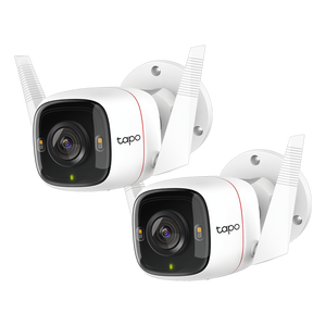 Tapo C320WS outdoor Wi-Fi camera with 2K QHD resolution and wired or wireless networking