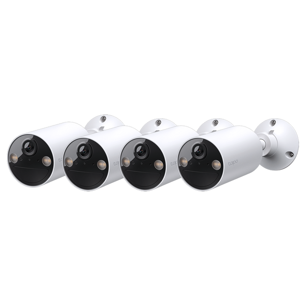 Tapo C410(4-pack) | 2K 3MP Smart Wire-Free Indoor/Outdoor Security Camera