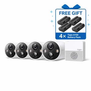 Tapo C420S4 | Wire-Free Security Camera System, 2K QHD, AI Detection