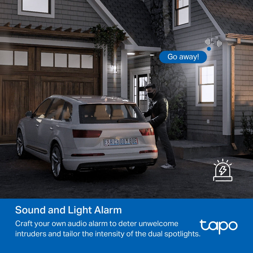 Tapo C501GW | Outdoor Pan/Tilt 4G LTE Camera, 1080P, Free AI Detection, IP66, Colour Night Vision