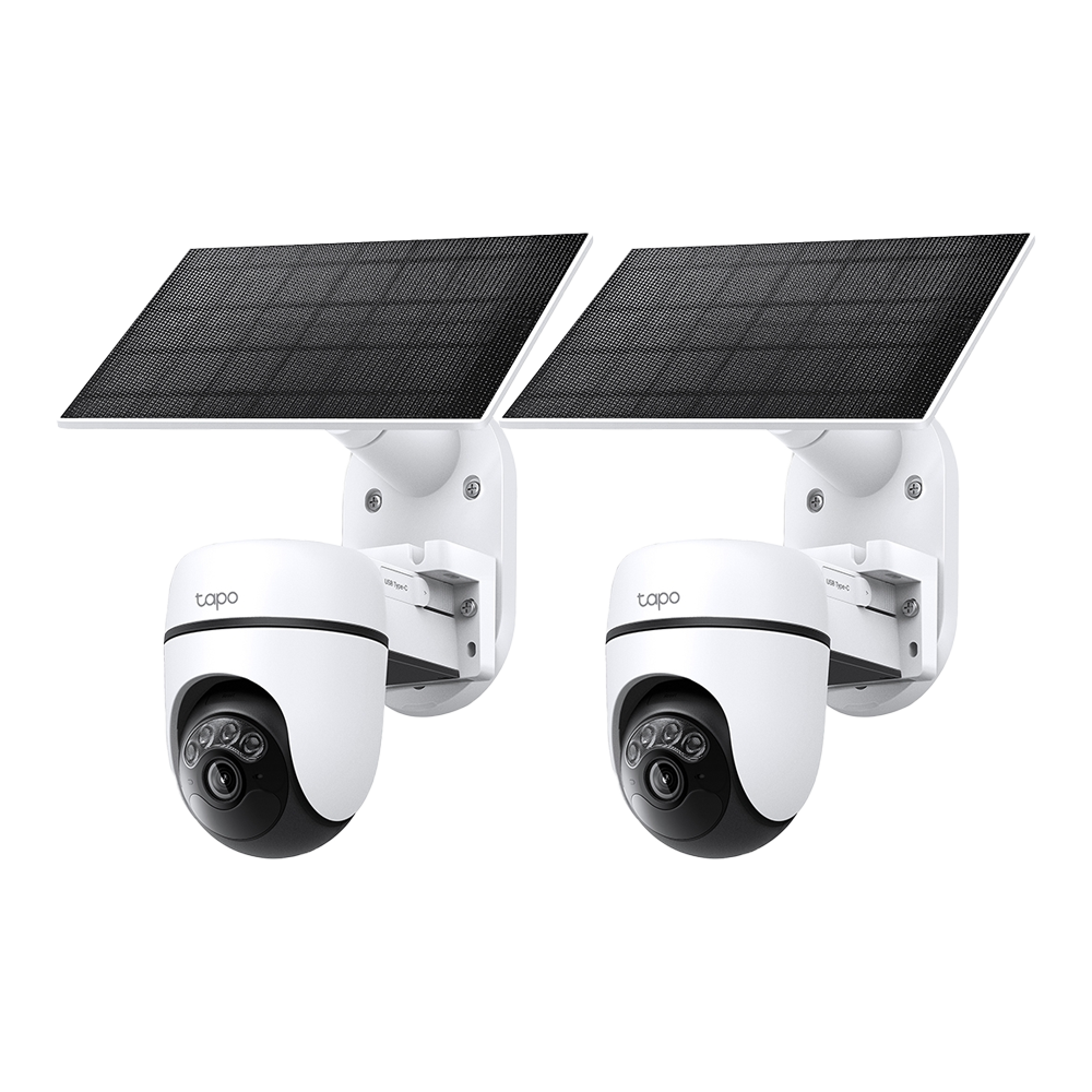 Tapo C610 KIT(2-pack) | Solar-Powered Pan/Tilt Security Camera Kit