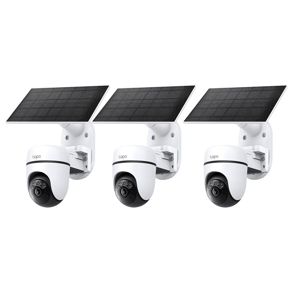 Tapo C610 KIT(3-pack) | Solar-Powered Pan/Tilt Security Camera Kit