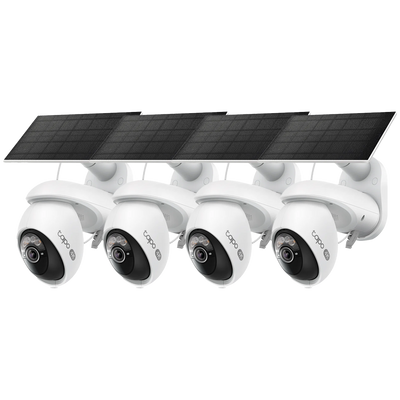 Tapo C660 KIT(4-pack) | 4K Solar-Powered Pan/Tilt Security Camera Kit