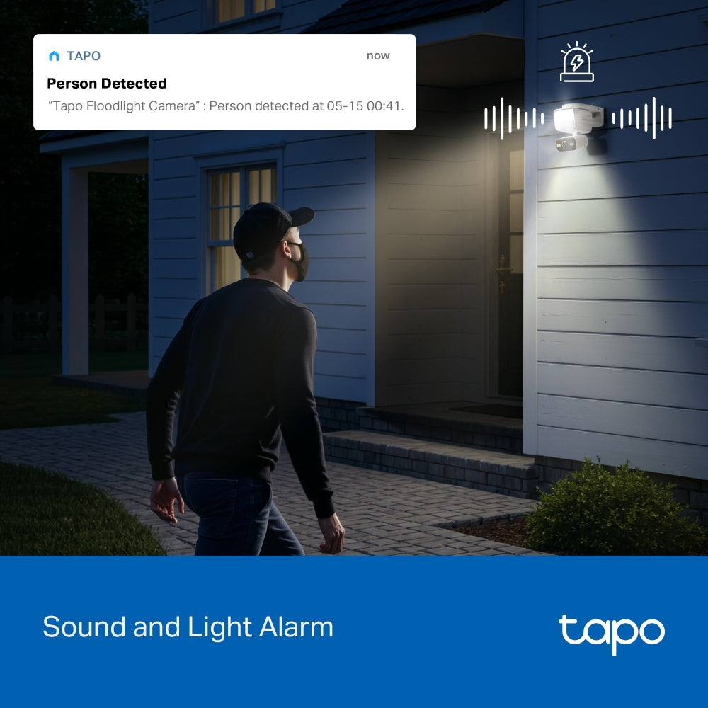 Tapo C710 | Outdoor Pan/Tilt Security Floodlight Camera