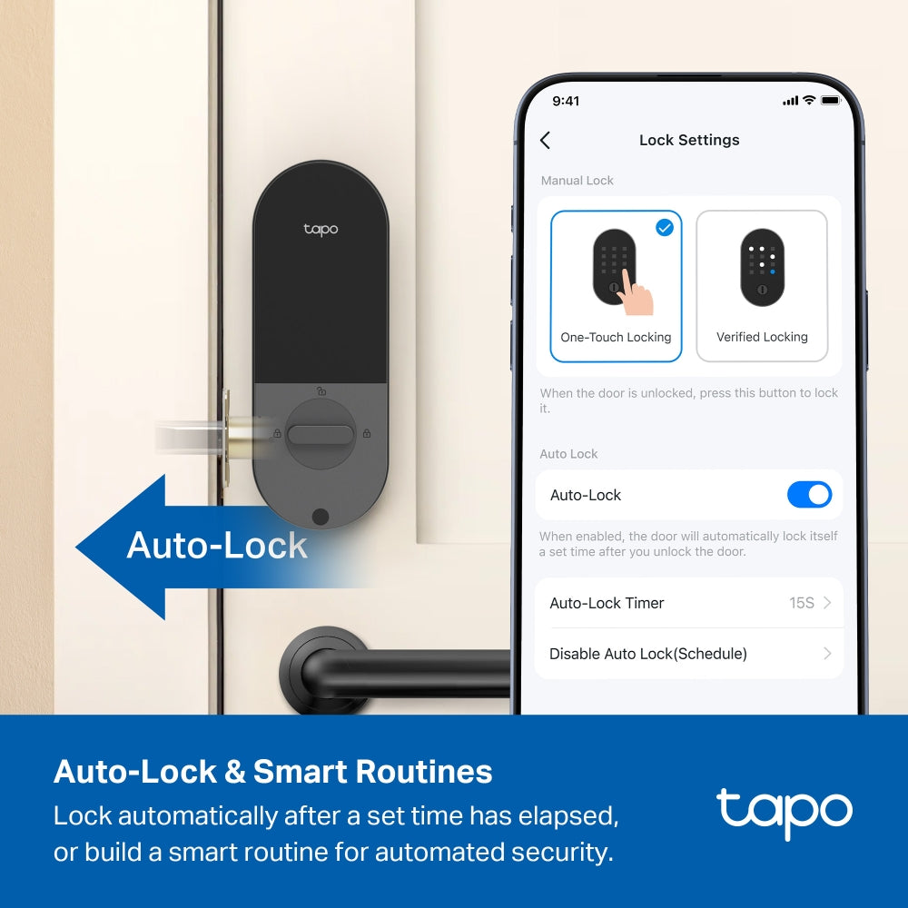 Tapo DL105 | Smart Wi-Fi Door Lock