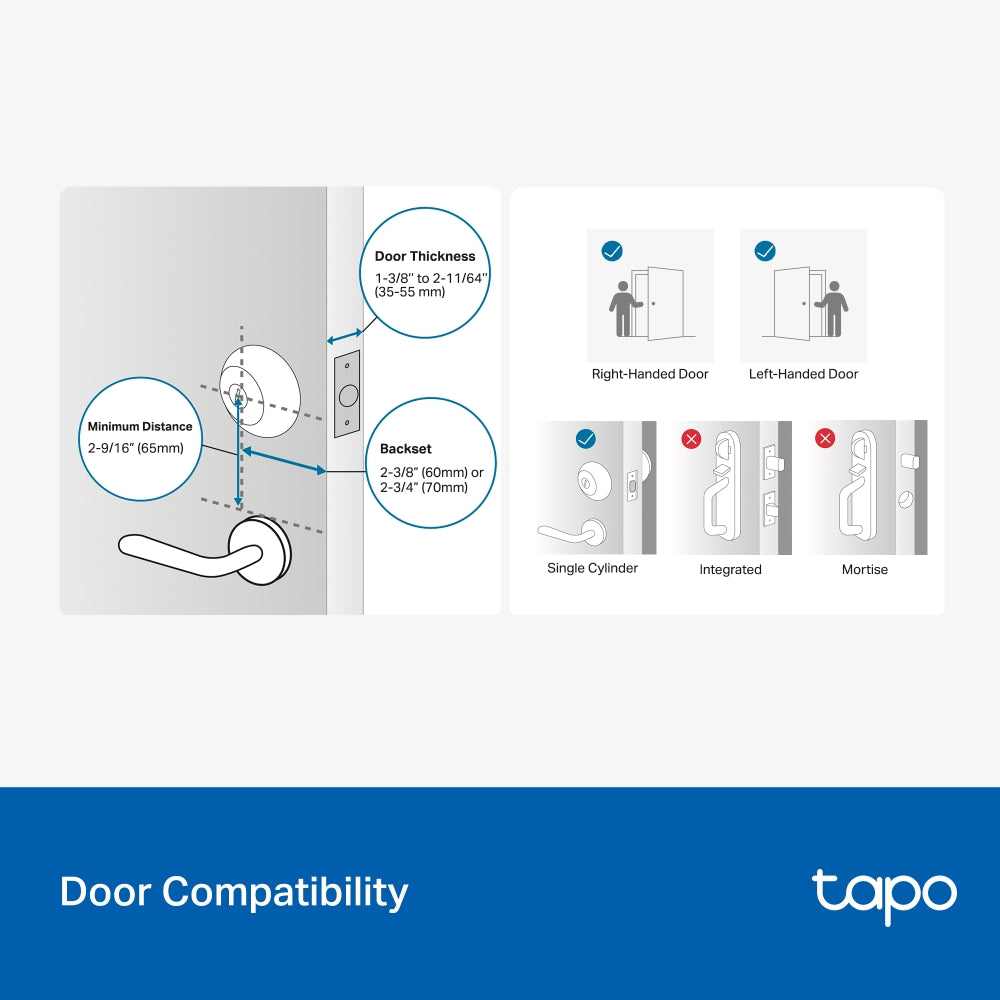 Tapo DL105 | Smart Wi-Fi Door Lock