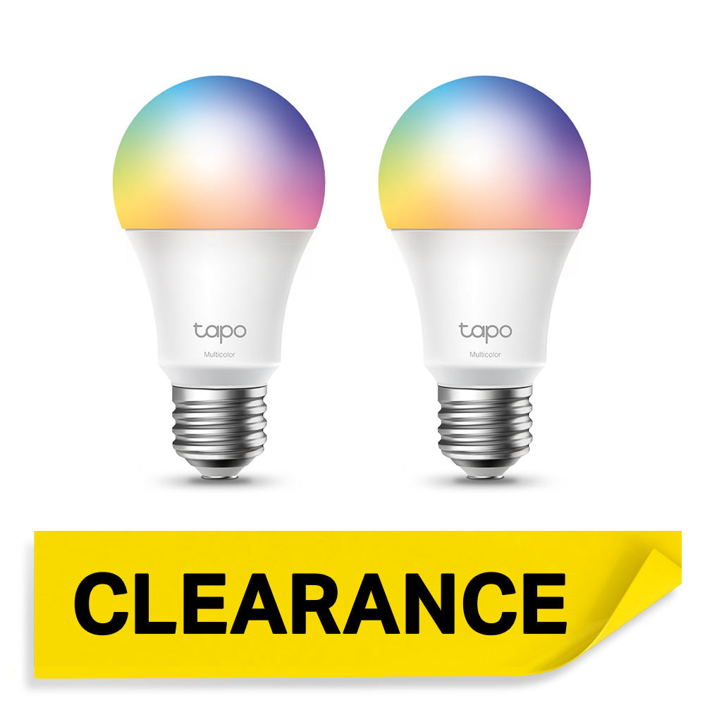Tapo L530E(2-Pack) | Smart Wi-Fi Light Bulb, E27 Base, Multicolour, App & Voice Control