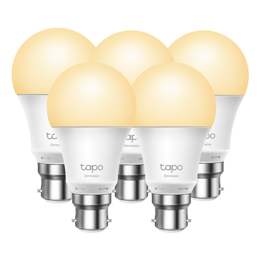 Smart Wi-Fi Light Bulb, Dimmable, Tapo L510B(5-pack)