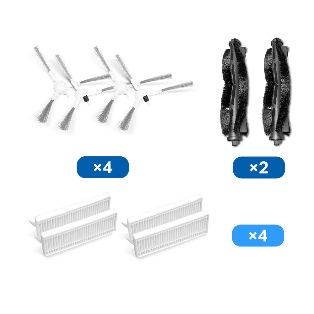 Robot Vacuum Replacement Kit (Brushes and Filter), Tapo RVA100(2-pack)