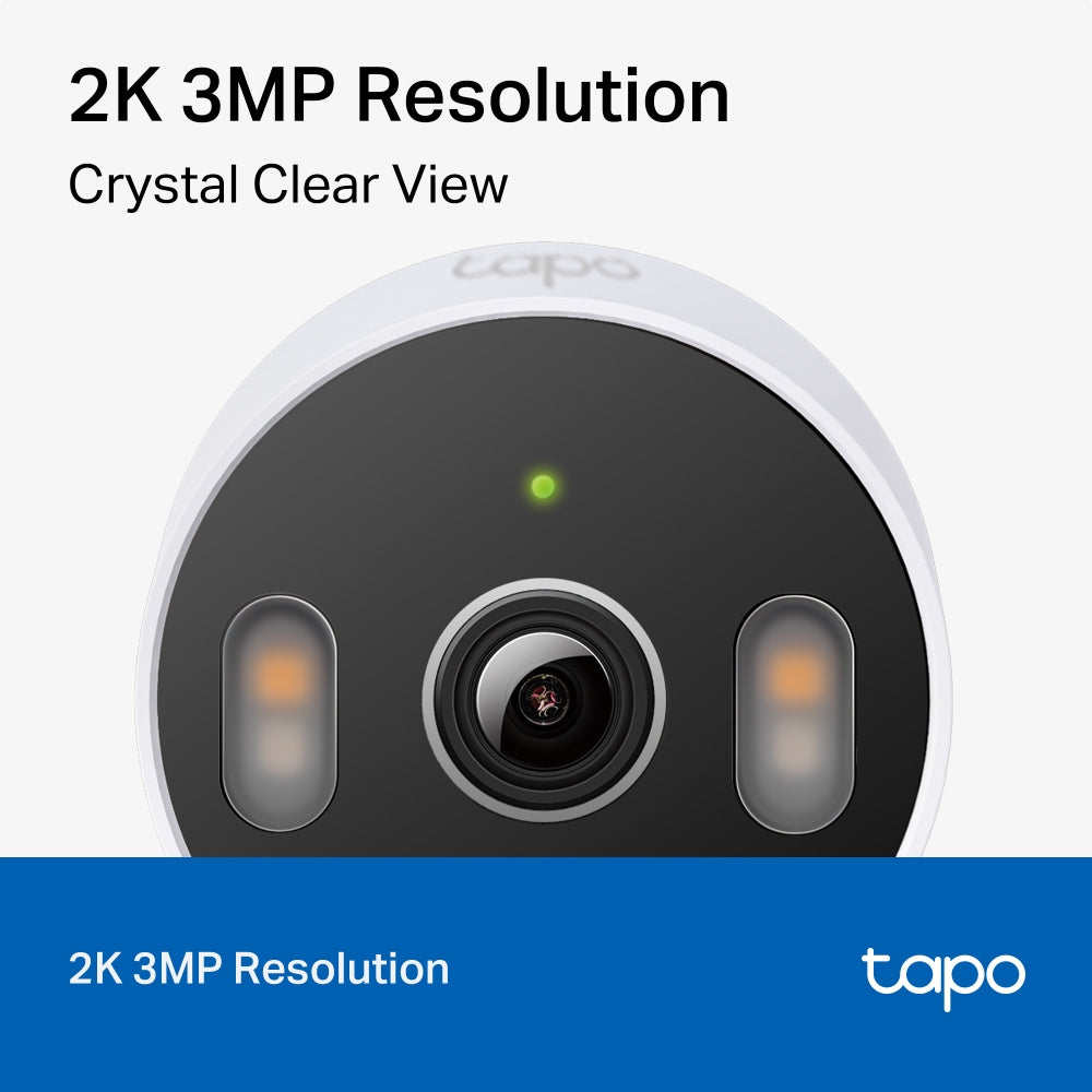 Tapo Indoor/Outdoor Wi-Fi Home Security Camera, Tapo C113(2-pack)