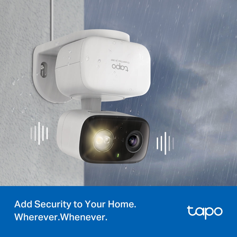 Indoor/Outdoor Home Security Wi-Fi Camera, Tapo C216(2-pack)