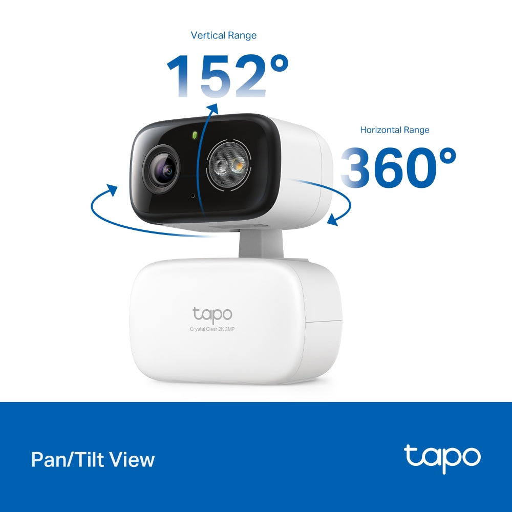 Indoor/Outdoor Home Security Wi-Fi Camera, Tapo C216(2-pack)