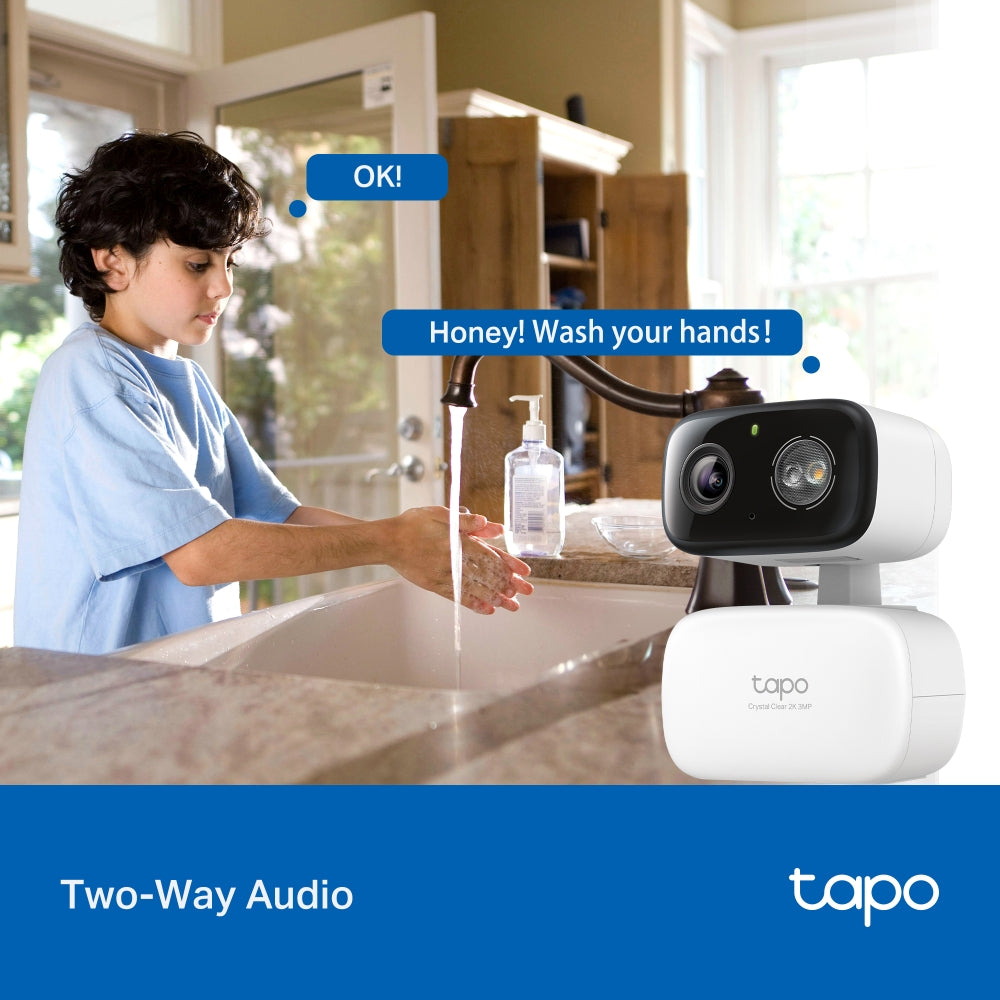 Indoor/Outdoor Home Security Wi-Fi Camera, Tapo C216(2-pack)