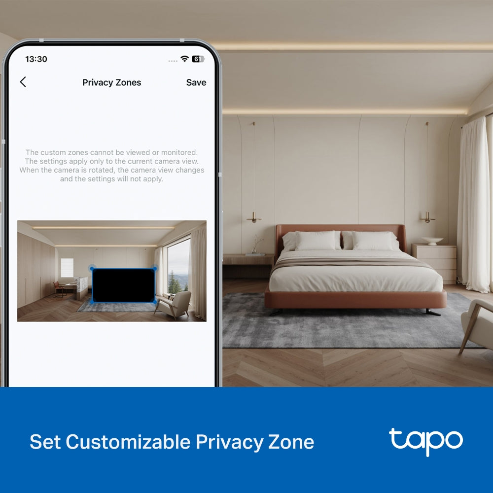 Indoor/Outdoor Home Security Wi-Fi Camera, Tapo C216(2-pack)