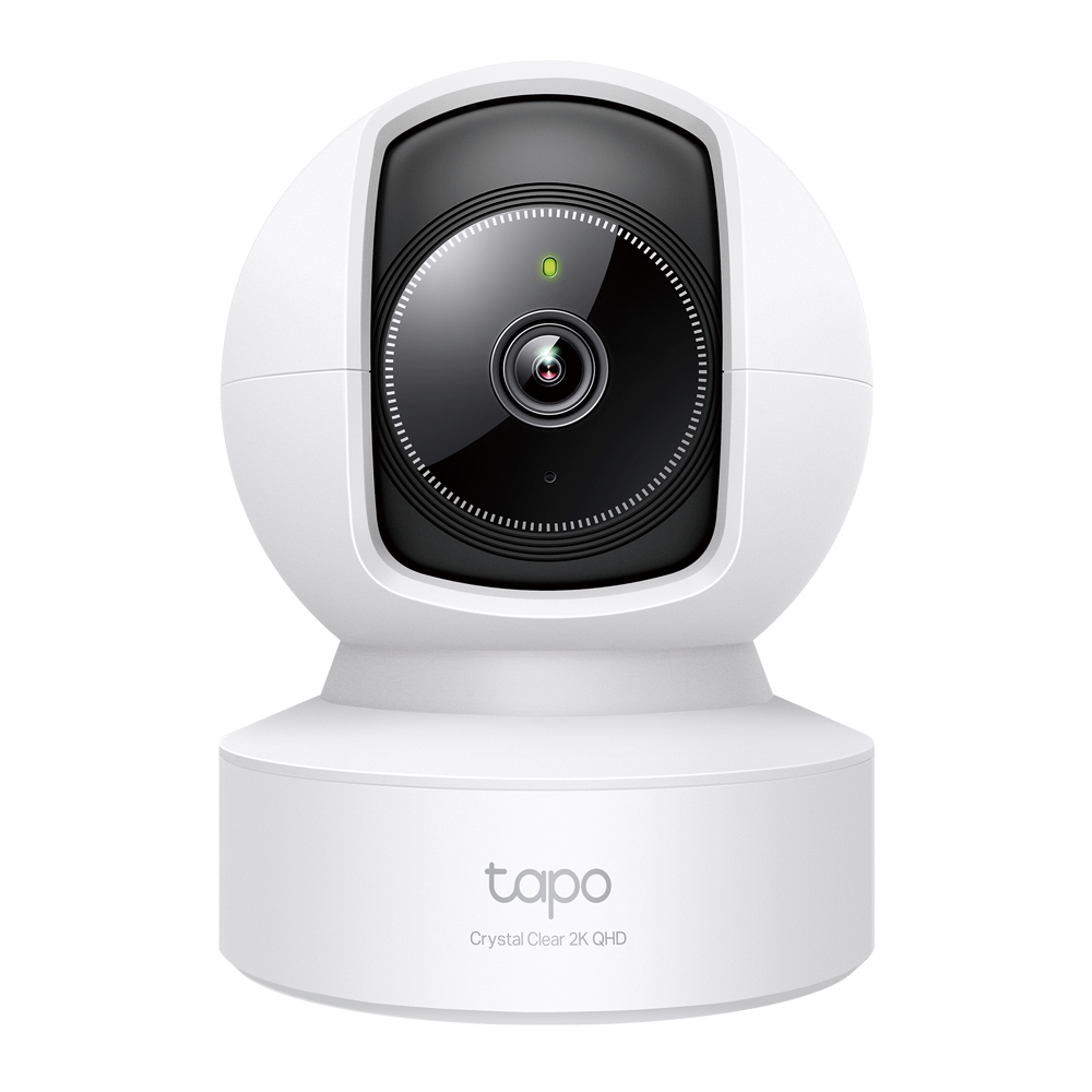 Tapo C222 security camera with 2K 4MP resolution and 40ft night vision.