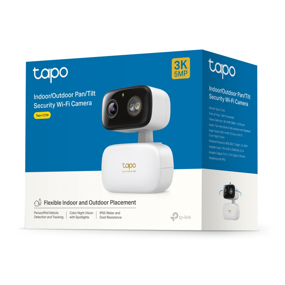 Tapo C236 | Indoor/Outdoor Home Security Wi-Fi Camera