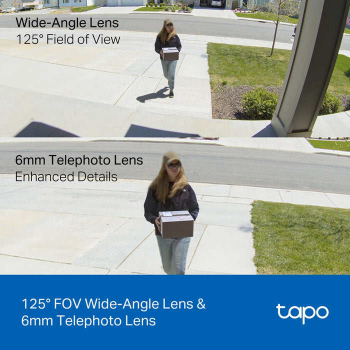 Tapo C246D | Dual-Lens Pan/Tilt Security Camera, Dual 2K 3MP, AI Detection