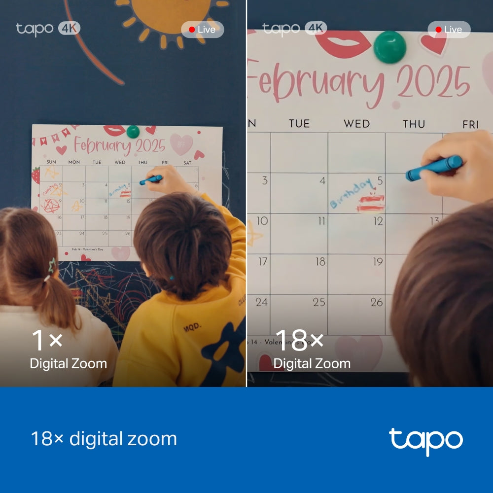 Tapo C260(2-pack) | Pan/Tilt AI Home Security Wi-Fi Camera