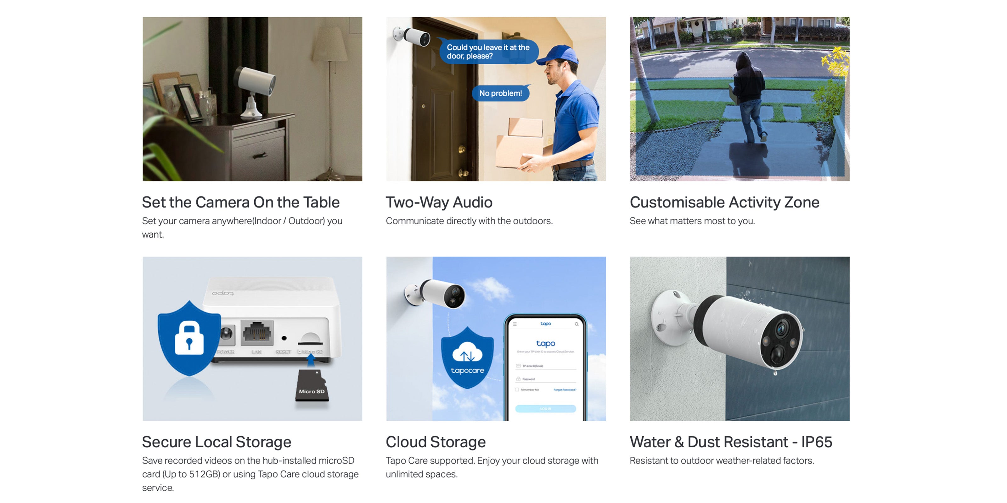 Tapo C420S4 | Wire-Free Security Camera System, 2K QHD, AI Detection