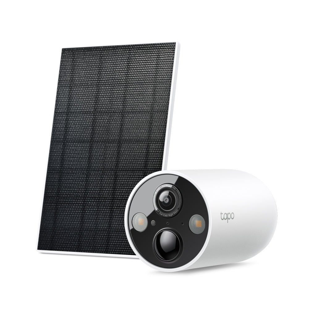 Tapo C425 KIT | Solar-Powered Security Camera Kit, 2K QHD, Colour Night Vision, Free AI Detection