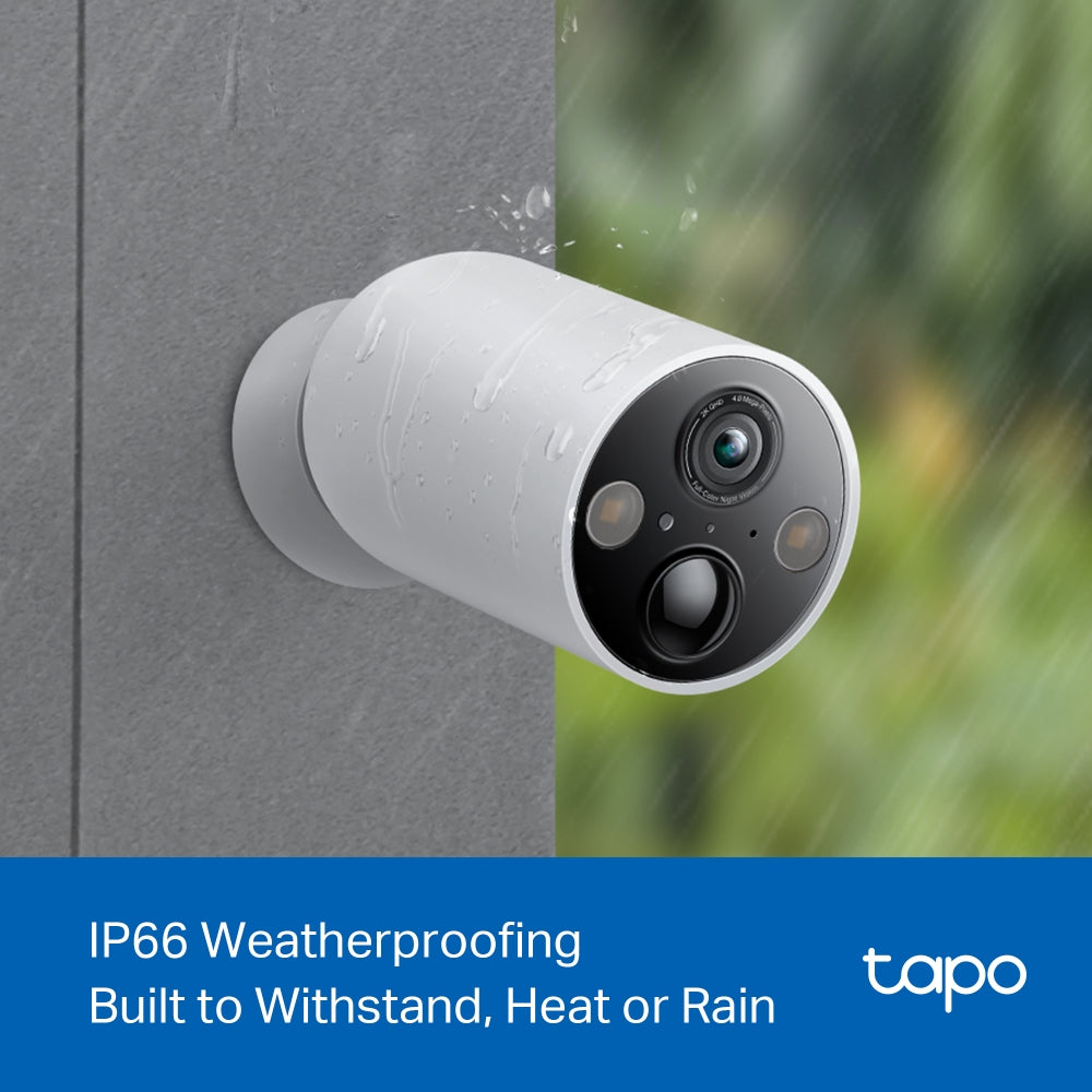 2K Battery-Powered Outdoor Security Camera, Tapo C425(4-pack)