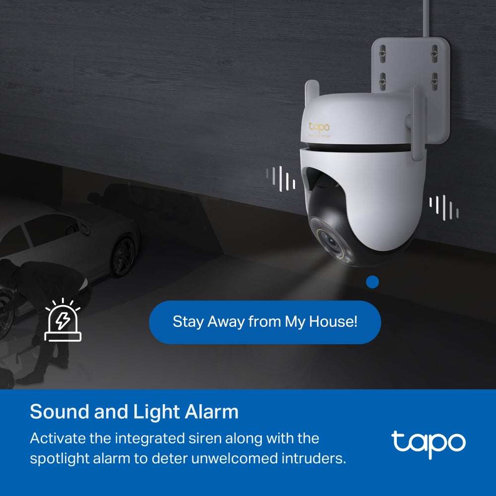 Outdoor Pan/Tilt Security Wi-Fi Camera, Tapo C530WS