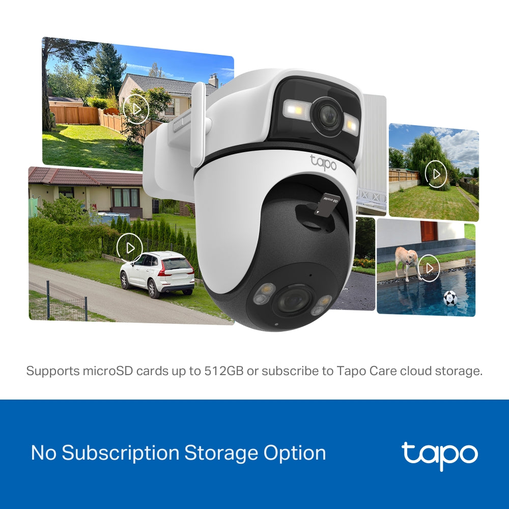 Tapo C545D | Outdoor Dual Lens Pan/Tilt Security Camera
