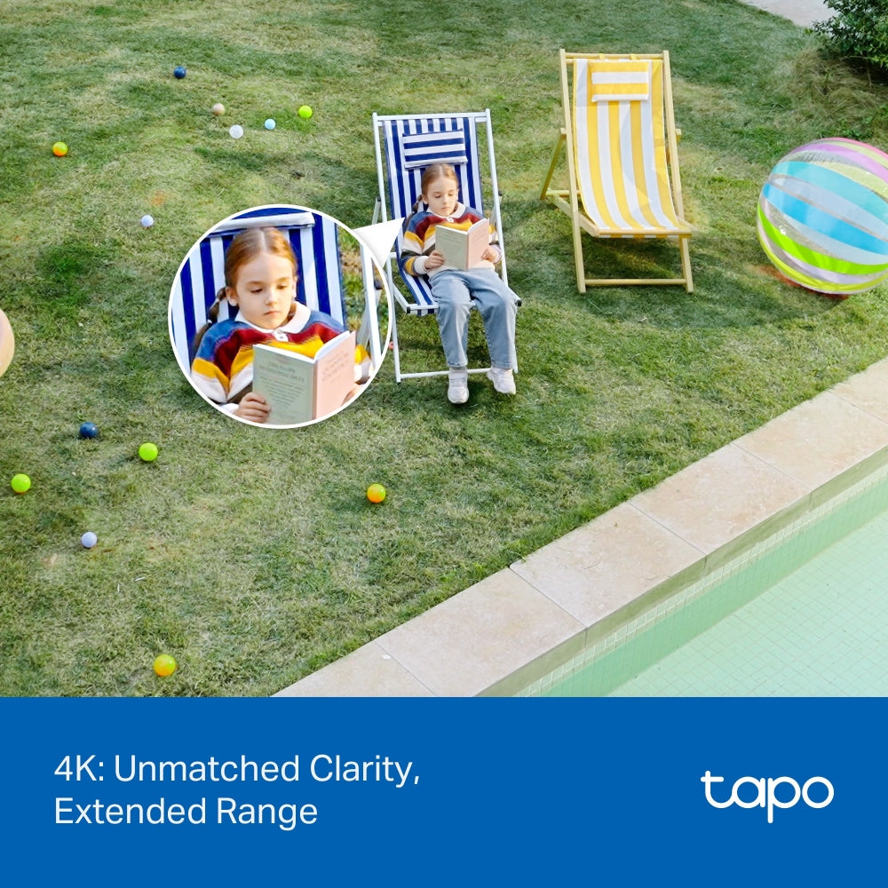 4K Outdoor Pan/Tilt Security Wi-Fi Camera, Tapo C560WS