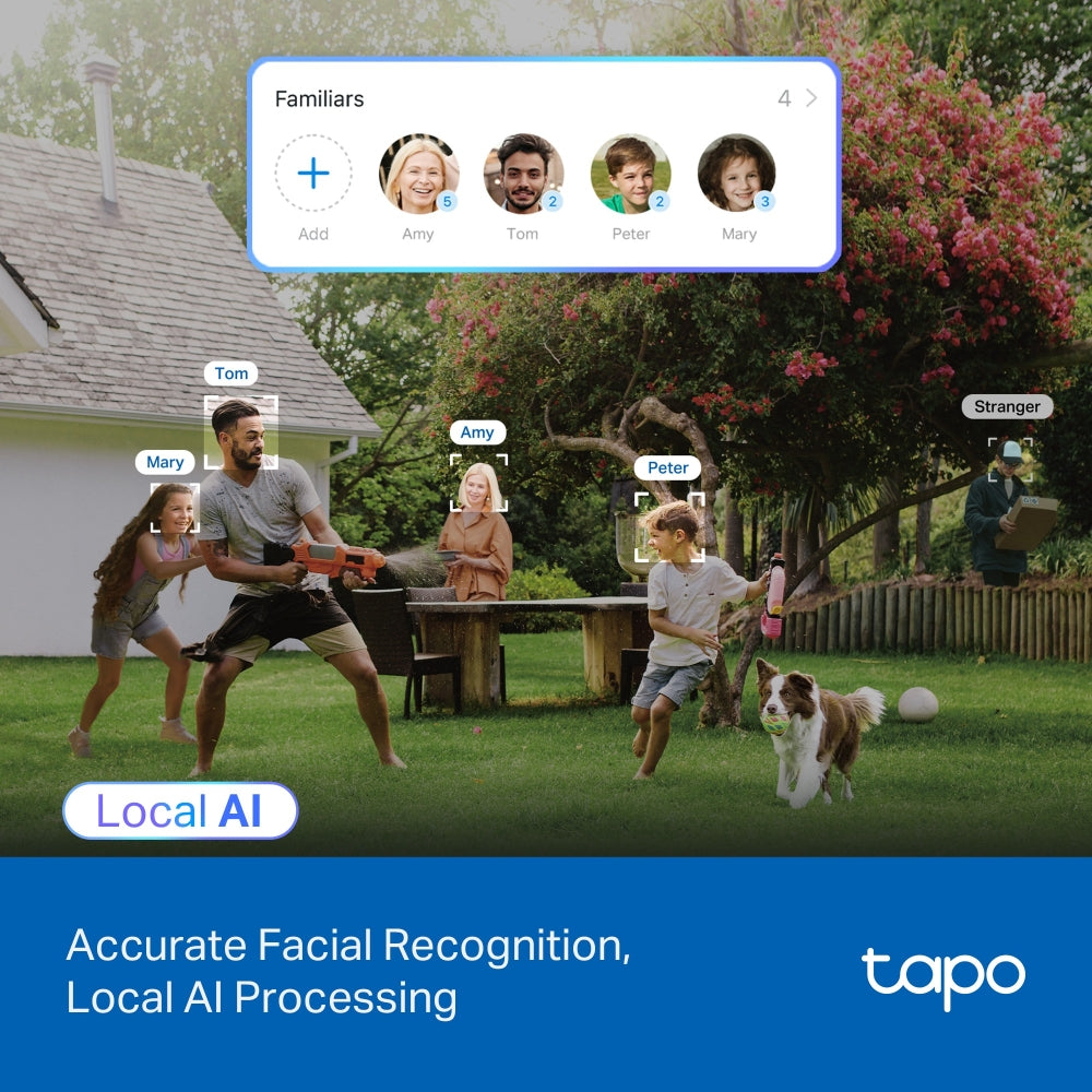 4K Outdoor Pan/Tilt Security Wi-Fi Camera, Tapo C560WS