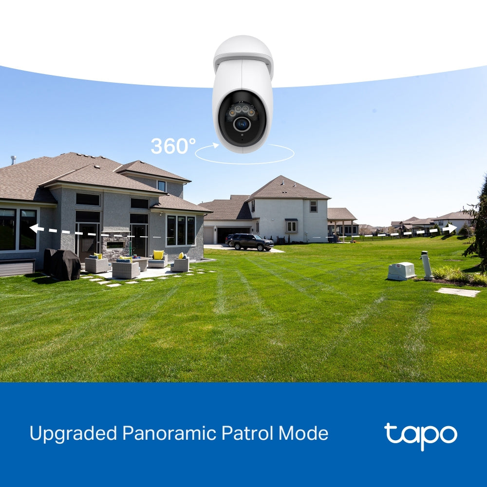 4K Outdoor Pan/Tilt Security Wi-Fi Camera, Tapo C560WS