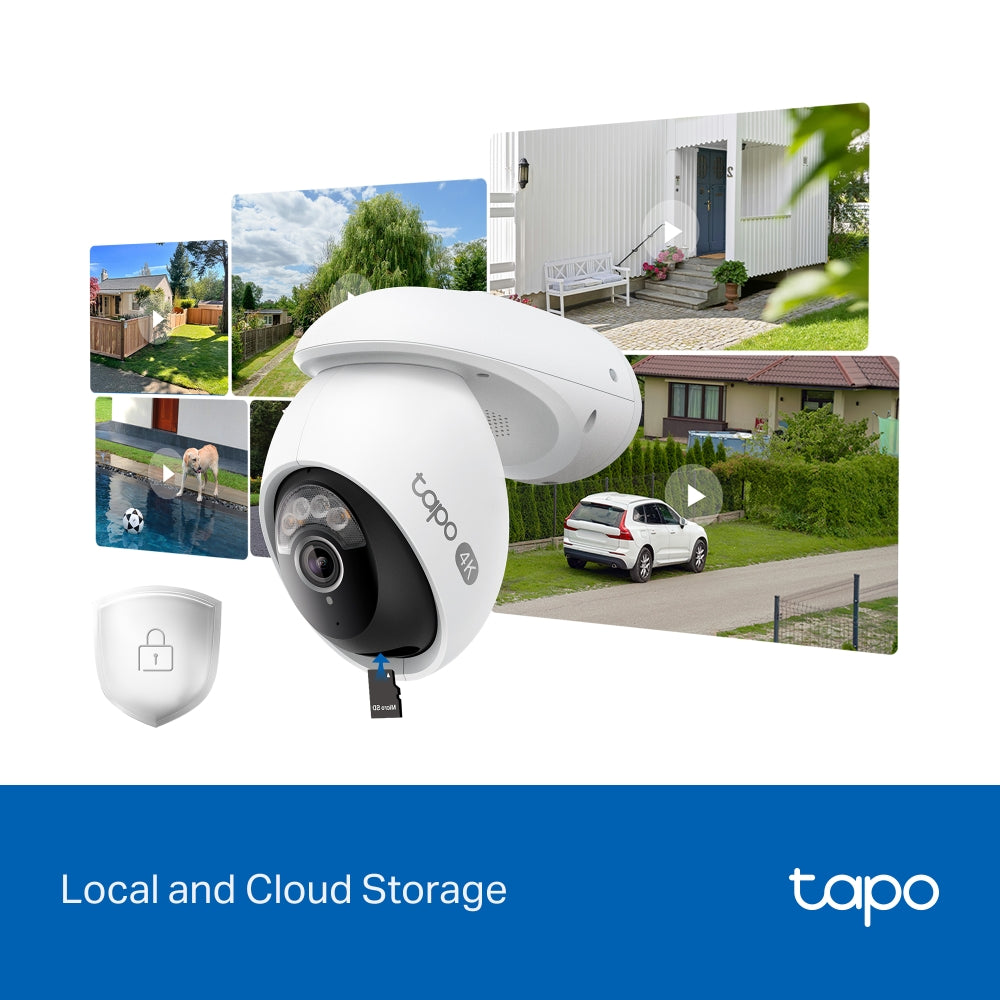 4K Outdoor Pan/Tilt Security Wi-Fi Camera, Tapo C560WS