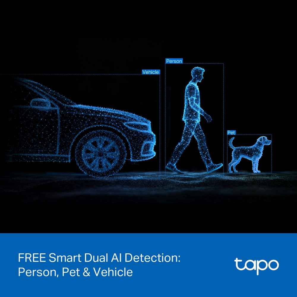 Tapo C575D | Outdoor Dual Lens Pan/Tilt Security Camera