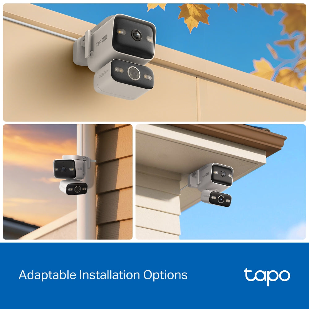 Tapo C575D | Outdoor Dual Lens Pan/Tilt Security Camera