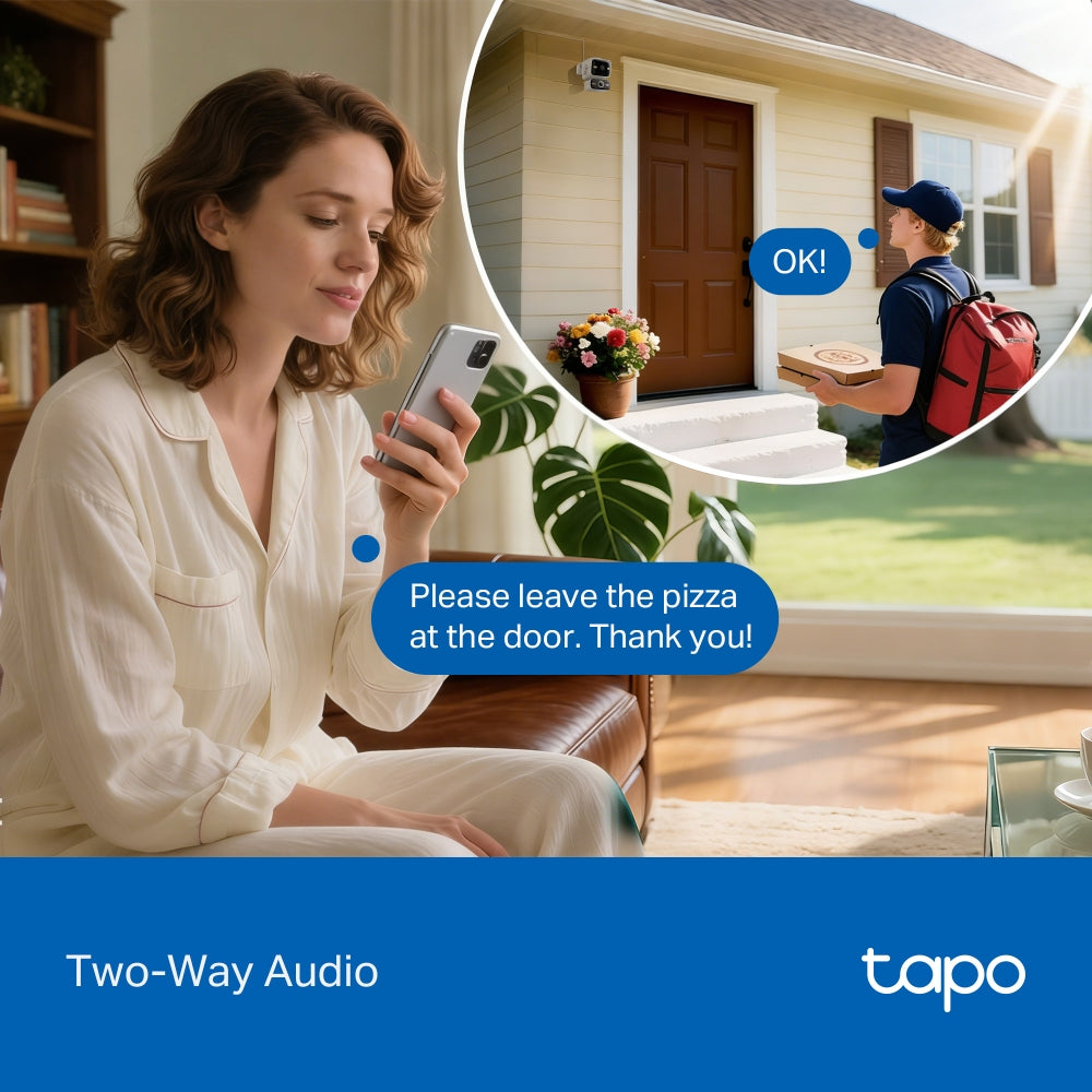 Tapo C575D | Outdoor Dual Lens Pan/Tilt Security Camera