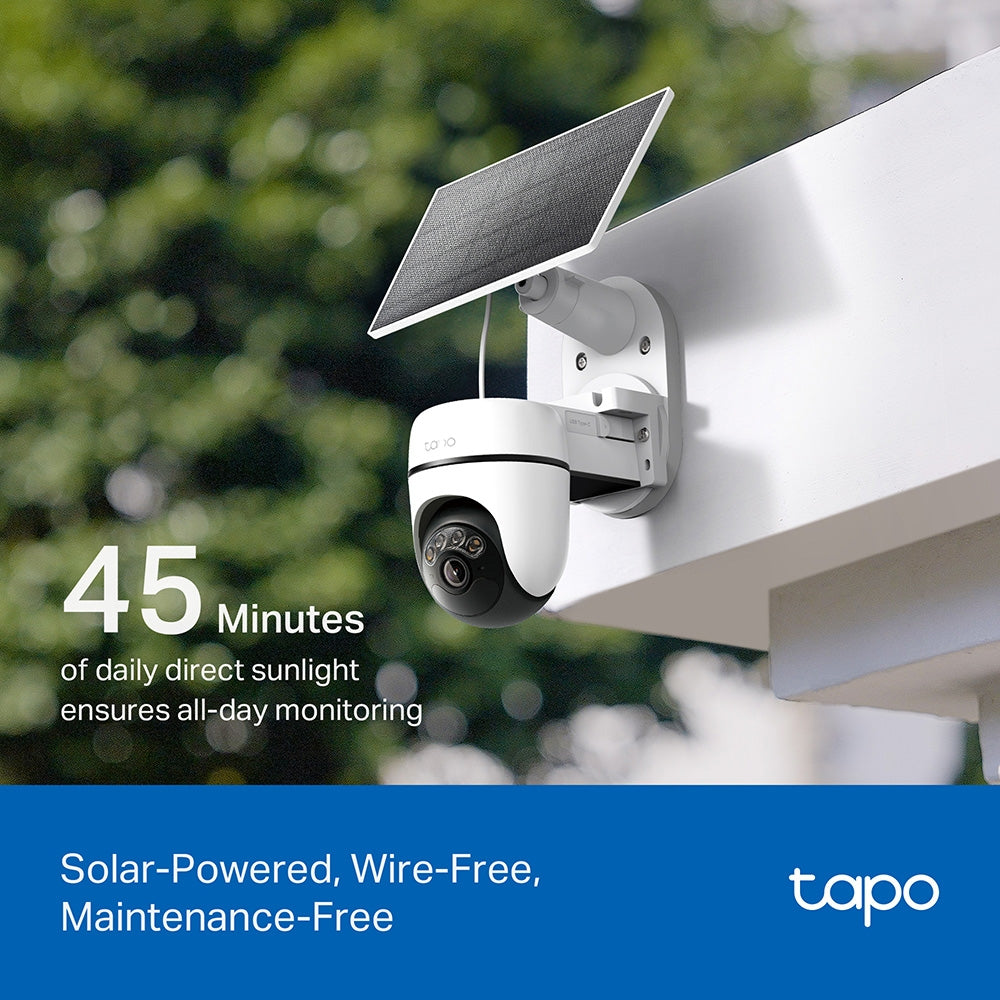 Tapo C610 KIT(2-pack) | Solar-Powered Pan/Tilt Security Camera Kit